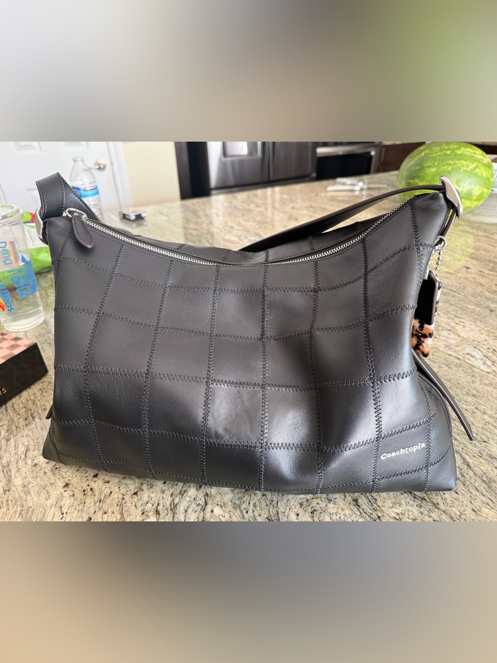Alter/Ego Black Slouchy Shoulder Bag